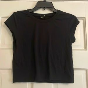 Forever 21 Black Crop Top